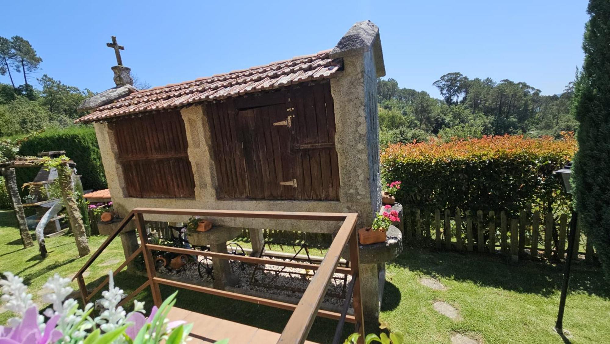 Casa Rural O Carballo Da Pedra La Caniza Eksteriør billede