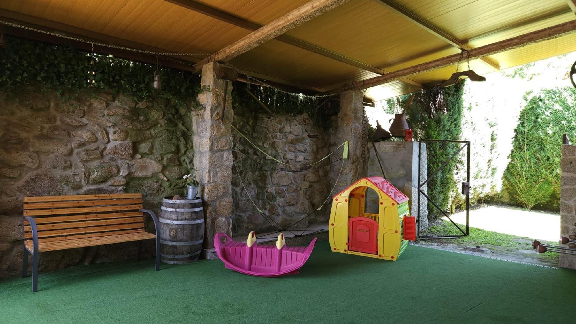 Casa Rural O Carballo Da Pedra La Caniza Eksteriør billede